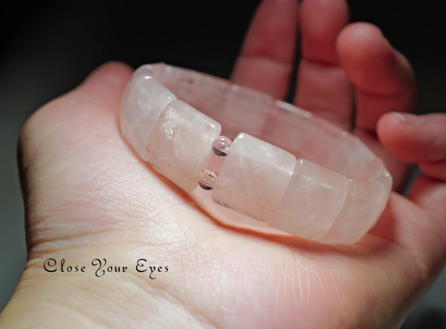 エナジーバングルブレス　ローズクォーツ　０３　オンリーワンブレス