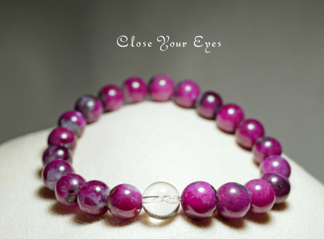 8mmエナジーブレス ルビー 01 オンリーワンブレス