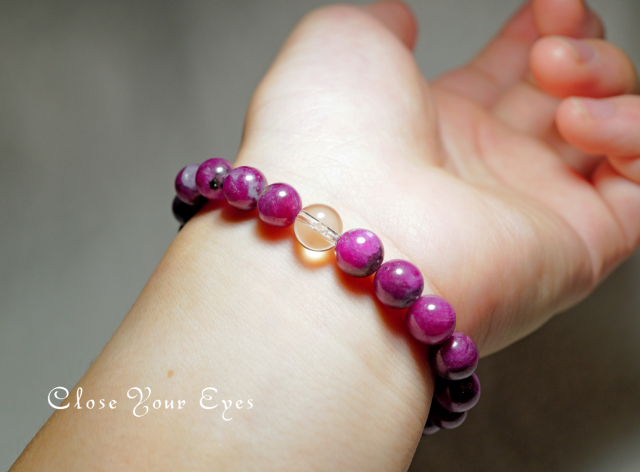 8mmエナジーブレス ルビー 01 オンリーワンブレス