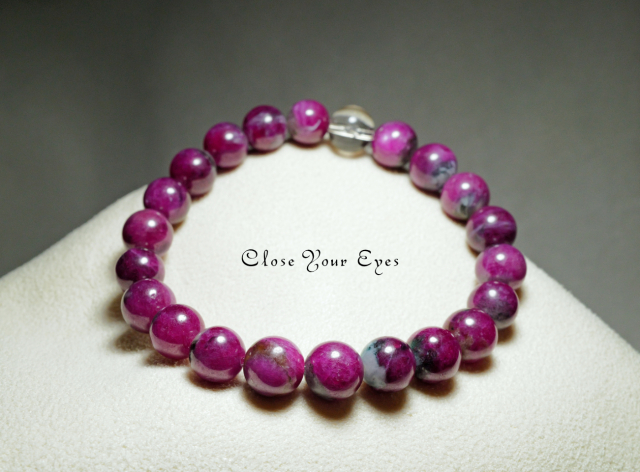 8mmエナジーブレス ルビー 01 オンリーワンブレス