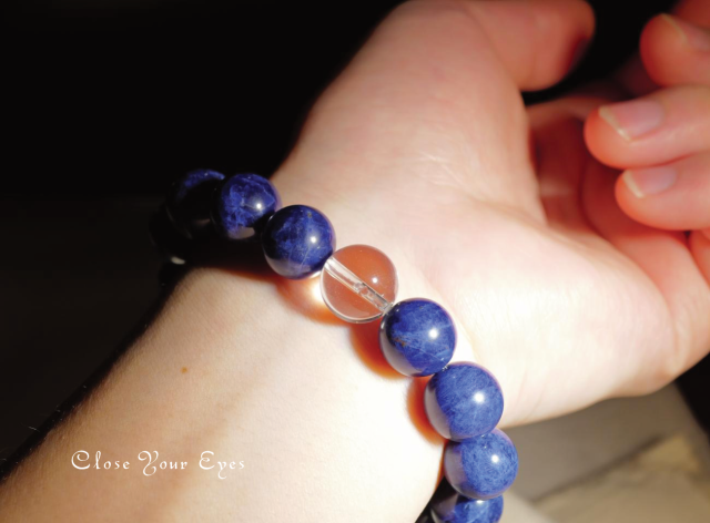 １２ｍｍエナジーブレス　ソーダライト　０１　オンリーワンブレス