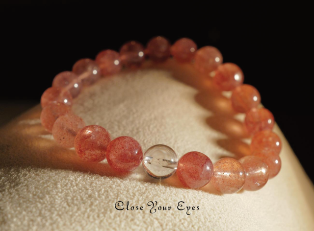 8mmエナジーブレス アフリカン・ストロベリークォーツ 01 オンリーワンブレス