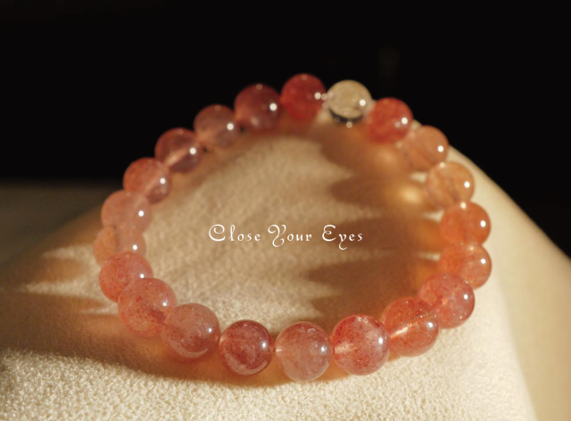 8mmエナジーブレス アフリカン・ストロベリークォーツ 01 オンリーワンブレス