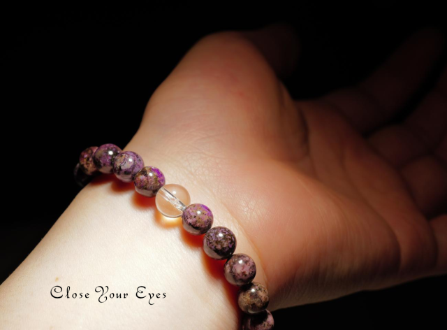 ８ｍｍエナジーブレス　スギライト　０２　オンリーワンブレス