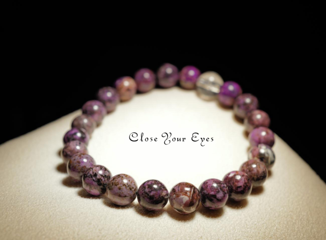 ８ｍｍエナジーブレス　スギライト　０２　オンリーワンブレス