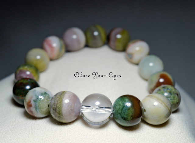 １２ｍｍエナジーブレス　ホワイトスレイマン(碧）　０１　オンリーワンブレス