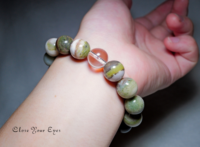 12mmエナジーブレス ホワイトスレイマン(碧) 02 オンリーワンブレス