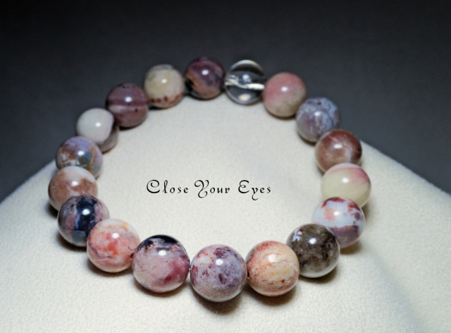 １０ｍｍエナジーブレス　ホワイトスレイマン（朱）　０２　オンリーワンブレス