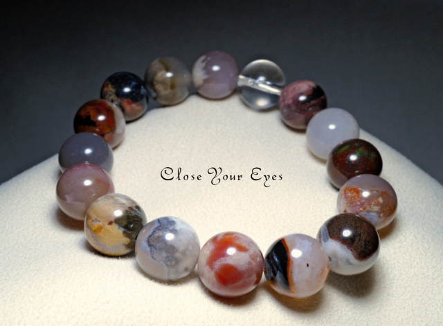 12mmエナジーブレス ホワイトスレイマン(朱) 01 オンリーワンブレス