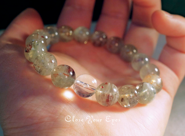 １０ｍｍエナジーブレス　アルーシャ・サンストーン　０１　オンリーワンブレス