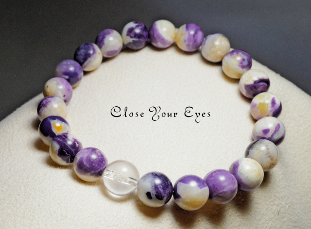 ８ｍｍエナジーブレス　ティファニーストーン　オンリーワンブレス