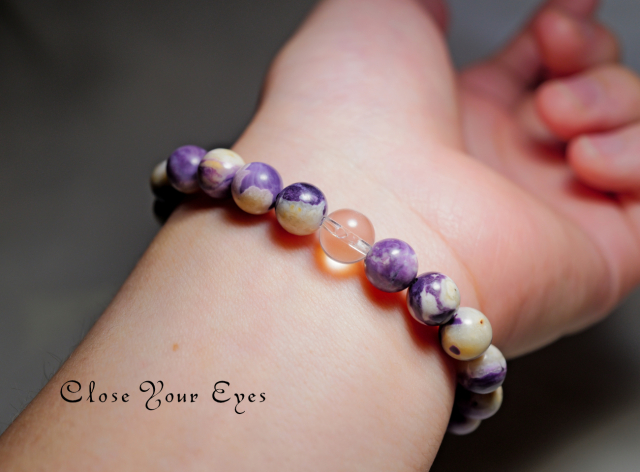 ８ｍｍエナジーブレス　ティファニーストーン　オンリーワンブレス