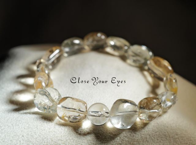 エナジーラフブレス　ナチュラルトパーズ　０２　オンリーワンブレス