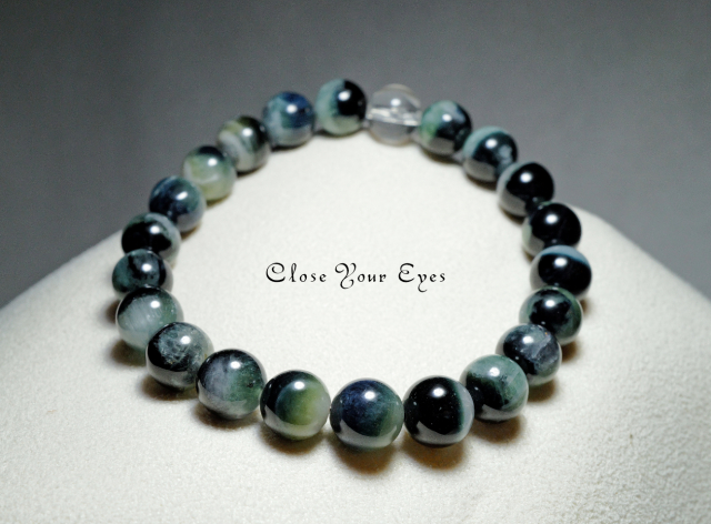 ８ｍｍエナジーブレス　ブルートルマリン　０１　オンリーワンブレス