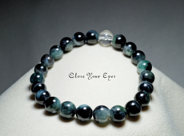 7.5ｍｍエナジーブレス　ブルートルマリン　０２　オンリーワンブレス