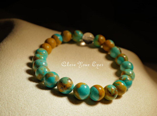 ８ｍｍエナジーブレス　キングマンターコイズ　０２　オンリーワンブレス