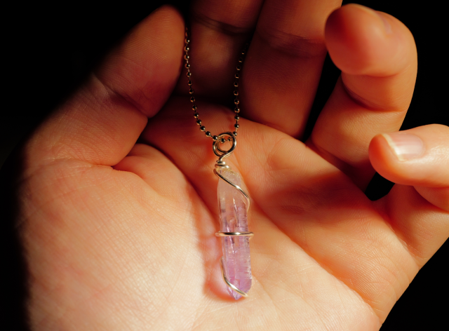 メキシコ・ベラクルス産　アメシスト　ペンデュラム　０９