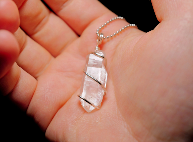 ペンデュラム ガネーシュヒマール水晶 15 天然石パワーストーン 京都