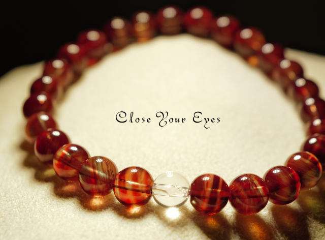 レアな石達　７ｍｍエナジーブレス　アンデシン