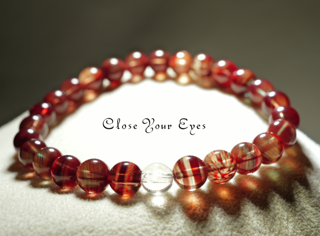 レアな石達　７ｍｍエナジーブレス　アンデシン