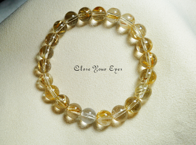 ８mmエナジーブレス　金のルチルクォーツ　レアな石達