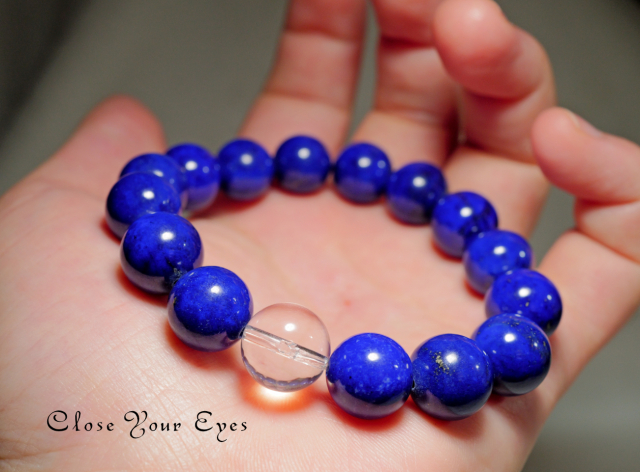 １２ｍｍエナジーブレス　高品質　ラピスラズリ 　レアな石達