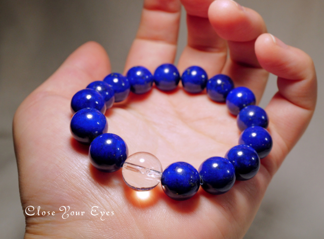 高品質ラピスラズリ 12mm 発色が綺麗 ラピスラズリ 高品質 3A グレード 12mm 天然石 ビーズ 丸玉 1玉