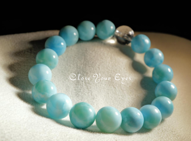 レアな石達　10mmエナジーブレス　ラリマー