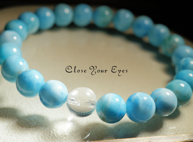 ８ｍｍエナジーブレス　ラリマー　レアな石達