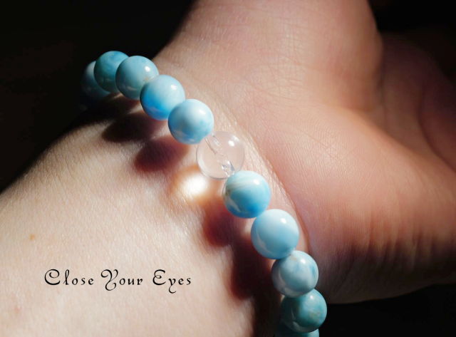 ８ｍｍエナジーブレス　ラリマー　レアな石達