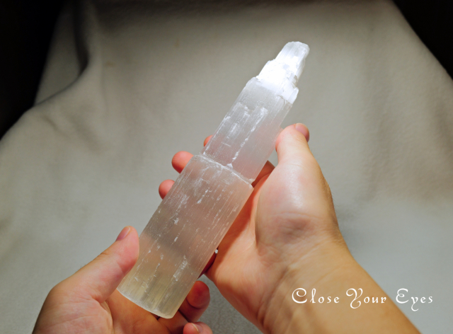 セレナイトタワー（LEDライト台付き）　０２