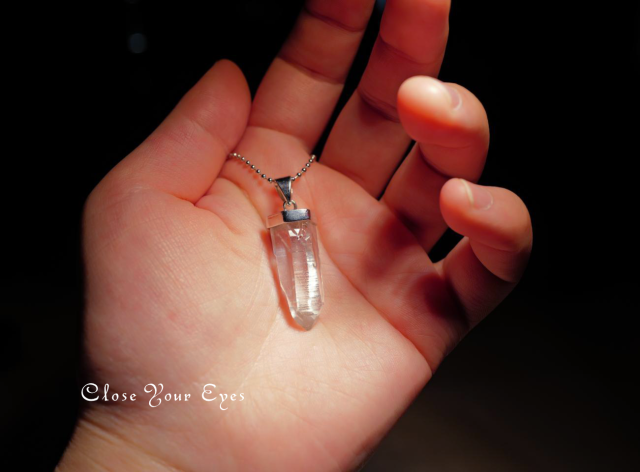 シルバーペンダント　ブラジル産　レムリアン水晶　１４９