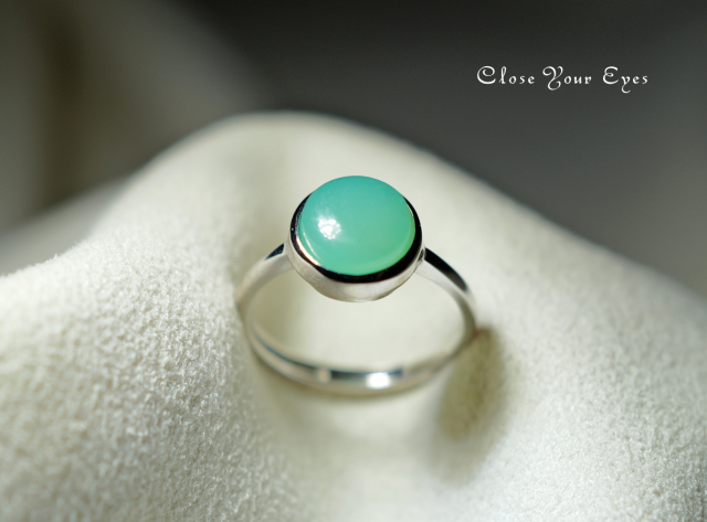 クリソプレーズ シルバー925 天然石 ルース クリソプレーズ シルバー925 天然石 ルース