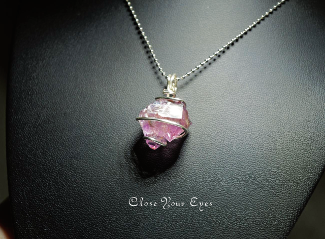 ワイヤーペンダント　００４　アメシストエレスチャル