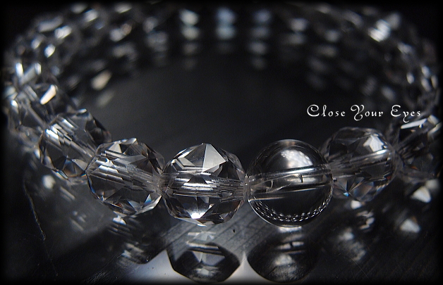 ハイパーエナジーブレス　水晶のスターカット　８ｍｍ　画像２