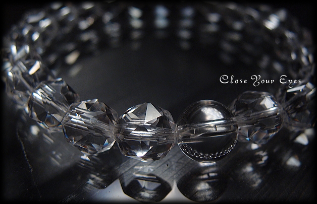 ハイパーエナジーブレス 水晶のスターカット 8mm 画像2