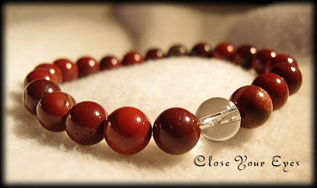 ハイパーエナジーブレス　アマゾネス・レッドジャスパー　８ｍｍ