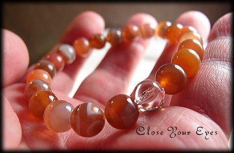 ハイパーエナジーブレスレット ボツワナめのう SＣ ８ｍｍ