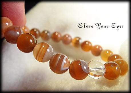 ハイパーエナジーブレスレット ボツワナめのう SＣ ８ｍｍ