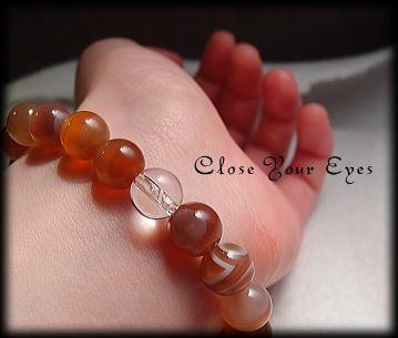 ハイパーエナジーブレスレット ボツワナめのう SＣ ８ｍｍ