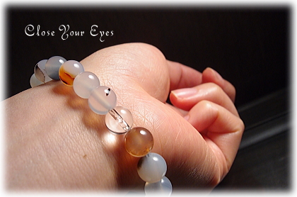 ハイパーエナジーブレスレット　デンドリティックアゲート ８ｍｍ