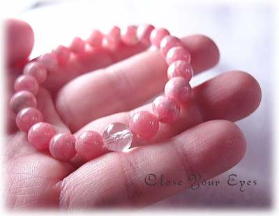 ハイパーエナジーブレスレット　インカローズ　８ｍｍ　０１