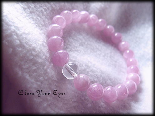 ハイパーエナジーブレス　ラベンダークンツァイト　８ｍｍ　画像２