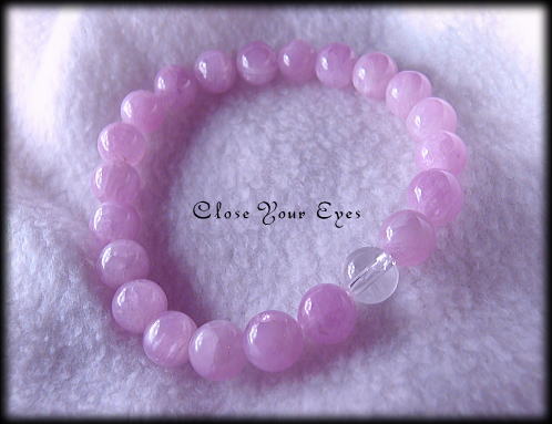 ハイパーエナジーブレス　ラベンダークンツァイト　８ｍｍ　画像３