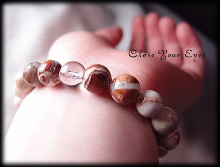 ハイパーエナジーブレスレット　メキシカンアゲート　８ｍｍ　画像３