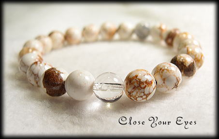 ハイパーエナジーブレスレット ナチュラルマグネサイト ８ｍｍ