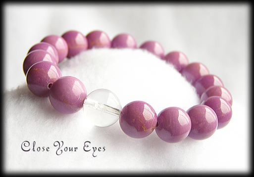 ハイパーエナジーブレス　フォスフォシデライト　１０ｍｍ　イメージ画像００１