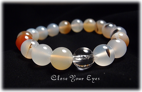 ハイパーエナジーブレスレット　デンドリティックアゲート １０ｍｍ