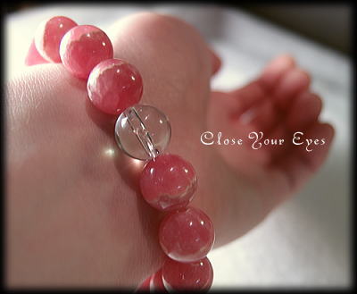 ハイパーエナジーブレスレット　インカローズ　１０ｍｍ　画像４