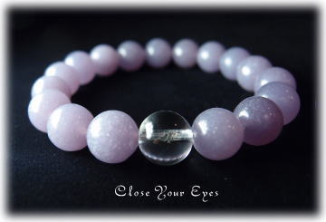 ハイパーエナジーブレスレット　リピドライト　１０ｍｍ　画像１